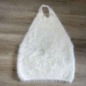 Zara faux top sz large